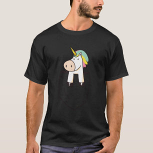 T-shirt Bébé mignon Unicorne Dans Pocket Imaginaire Mythiq