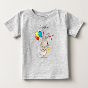 T-Shirt Bébé Mignonne Bunny