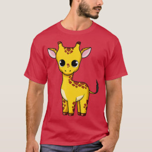 T-shirt Bébé mignonne Giraffe Africain Faune Safari Cadeau