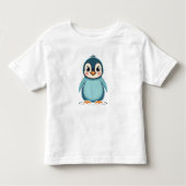 T-shirt bébé mignonne Penguin Toddler (Devant)