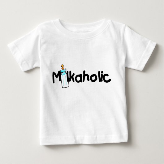 T-shirt bébé Milkaholic (Devant)