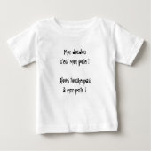 T-Shirt bébé "Mon doudou c'est mon pote" by REN (Devant)