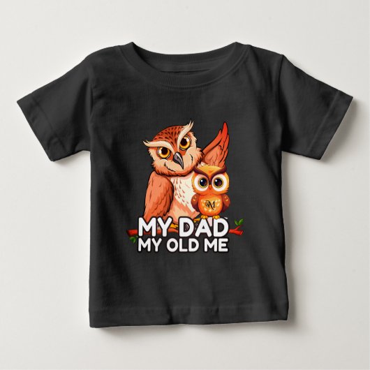 T-shirt bébé : Mon père Mon vieux (noir) (Devant)