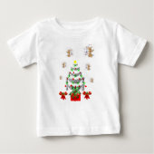 T-shirt bébé Noël (Devant)