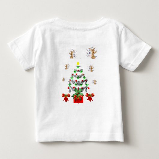 T-shirt bébé Noël (Dos)