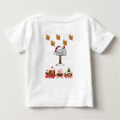 T-shirt bébé Noël (Dos)