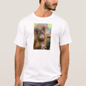 T-shirt Bébé Orangutan, face à face (Devant)