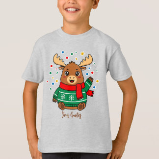 T-shirt Bébé orignal mignon bonjour