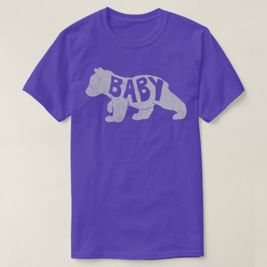 T-shirt Bébé Ours Silhouette Premium (Design devant)