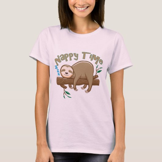 T-shirt Bébé Paresseux (Devant)