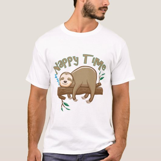 T-shirt  Bébé Paresseux (Devant)