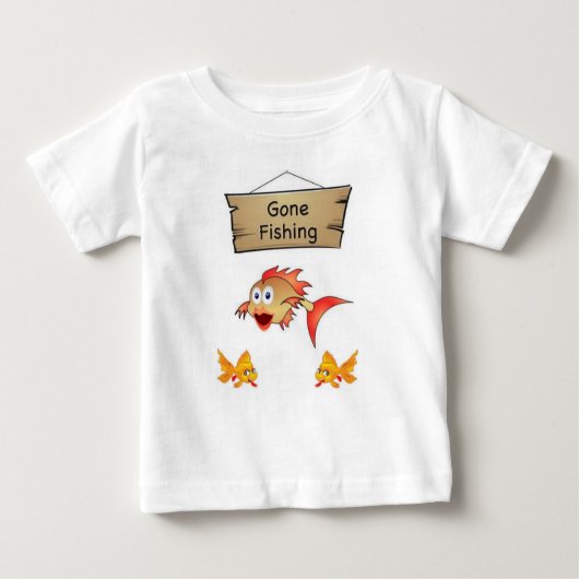 T-shirt bébé pêche (Devant)