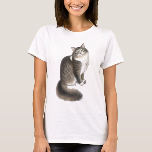 T-shirt Bébé pelucheux de dames de chat de Duffy - chemise (Devant)