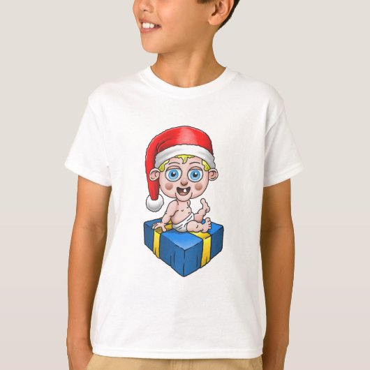 T-shirt Bébé Père Noël (Devant)