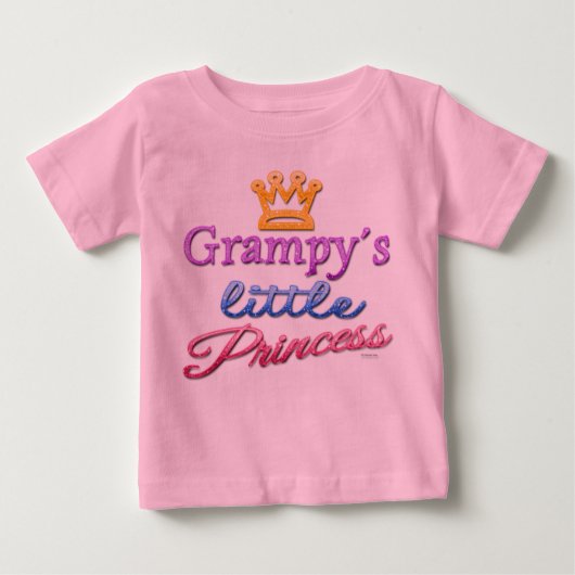 T-shirt bébé petite princesse Grampy (Devant)