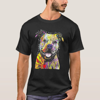 T-shirt Bébé Pit Bull Terrier Papa Maman Coloré Drôle Kidd