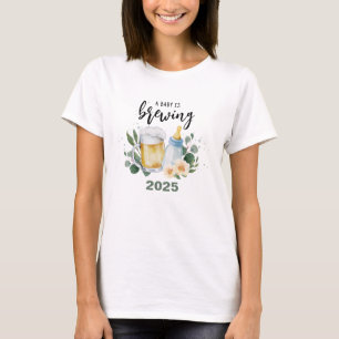 T-shirt Bébé prépare une douche de verdure pour femmes