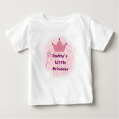T-shirt bébé Princesse de papa  (Devant)