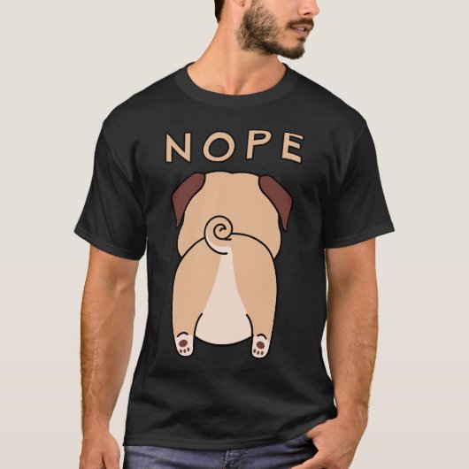 T-shirt Bébé Pug Chou 696 (Devant)