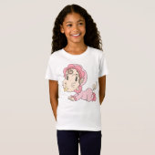 T-Shirt Bébé qui ressemble à un chat. (Devant entier)