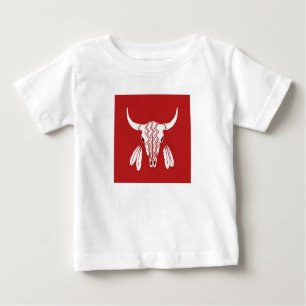 T-shirt bébé Red Ghost Dance Buffalo