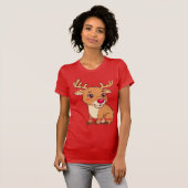 T-shirt Bébé renne (Devant entier)