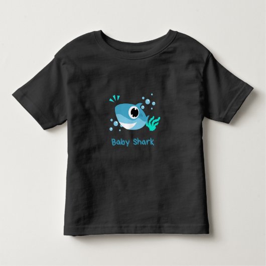 T-shirt bébé requin (Devant)