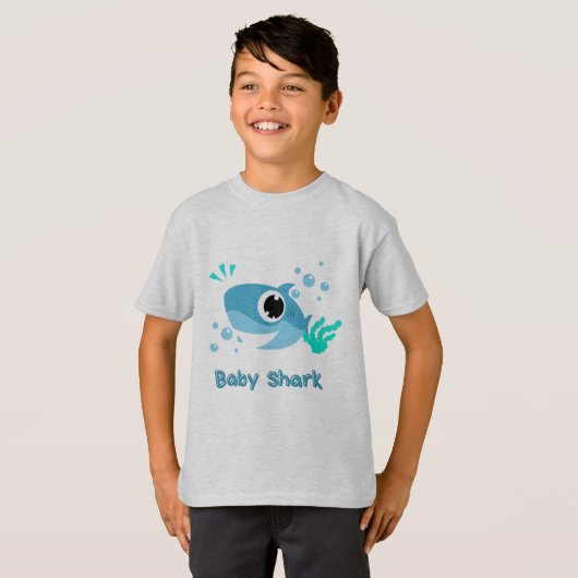T-shirt bébé requin (Devant entier)