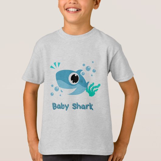 T-shirt bébé requin (Devant)