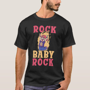 T-shirt Bébé Rock Rock and Roll Rocker