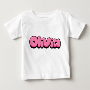 T-shirt bébé rose Olivia