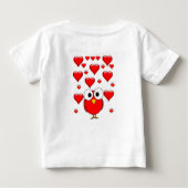 T-shirt bébé Saint Valentin (Dos)