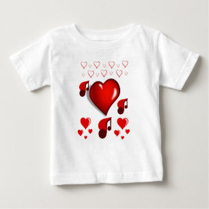T-shirt bébé Saint Valentin