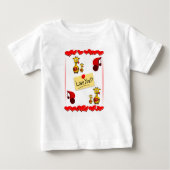 T-shirt bébé Saint Valentin (Devant)