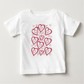 T-shirt bébé Saint Valentin (Devant)