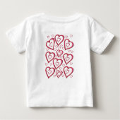 T-shirt bébé Saint Valentin (Dos)