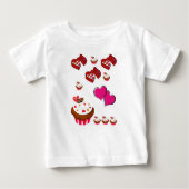 T-shirt bébé Saint Valentin (Devant)