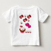 T-shirt bébé Saint Valentin (Dos)