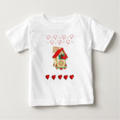 T-shirt bébé Saint Valentin (Devant)
