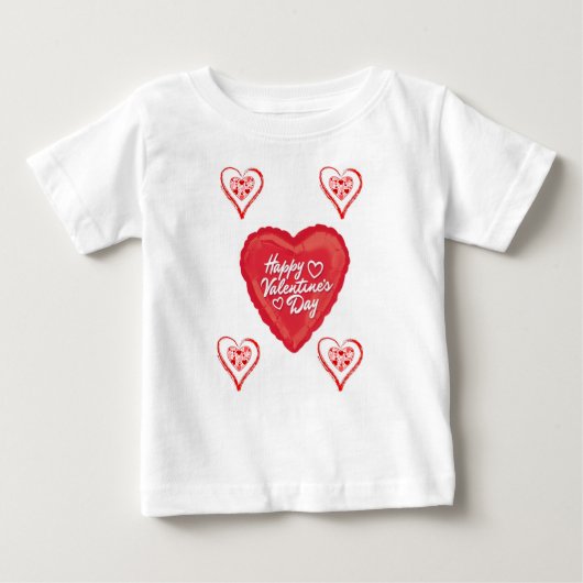 T-shirt bébé Saint Valentin (Devant)