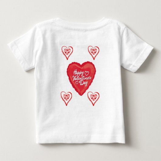 T-shirt bébé Saint Valentin (Dos)
