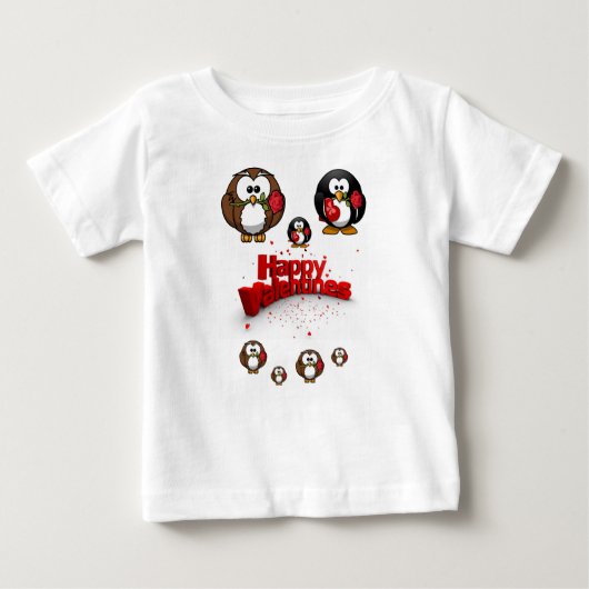 T-shirt bébé Saint Valentin (Devant)