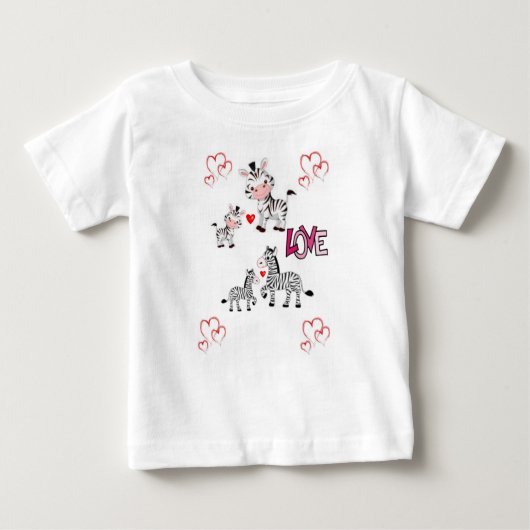 T-shirt bébé Saint Valentin (Devant)