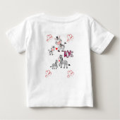 T-shirt bébé Saint Valentin (Dos)