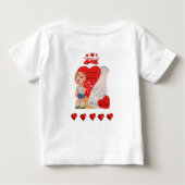 T-shirt bébé Saint Valentin (Dos)