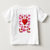 T-shirt bébé Saint Valentin (Dos)