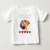 T-shirt bébé Saint Valentin (Devant)