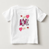 T-shirt bébé Saint Valentin (Dos)