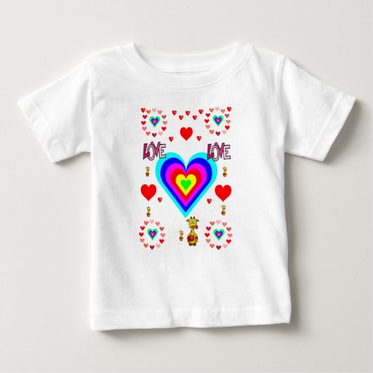 T-shirt bébé Saint Valentin (Devant)