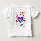 T-shirt bébé Saint Valentin (Dos)